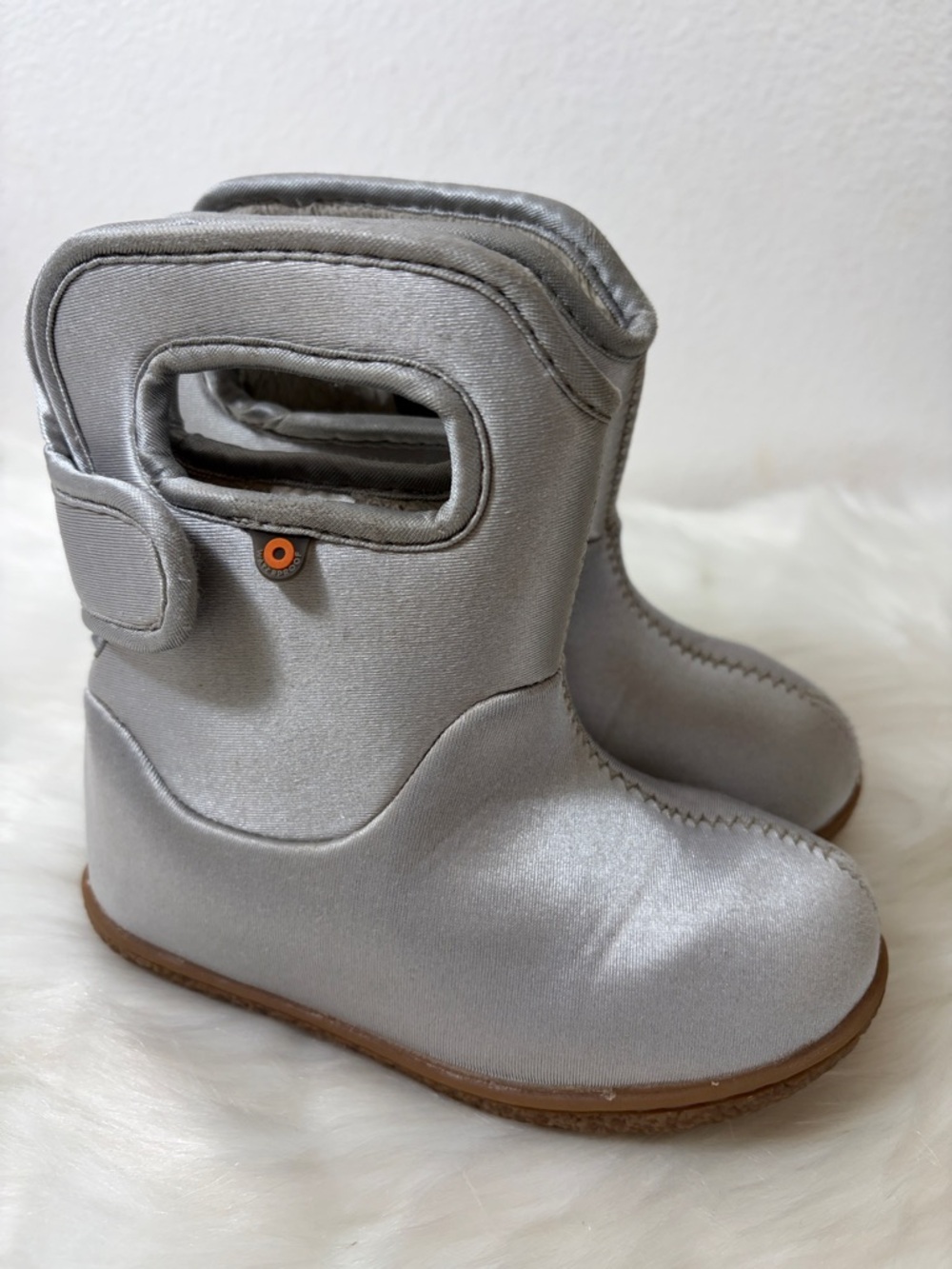 BOGS Silver Winter Pull-On Boots